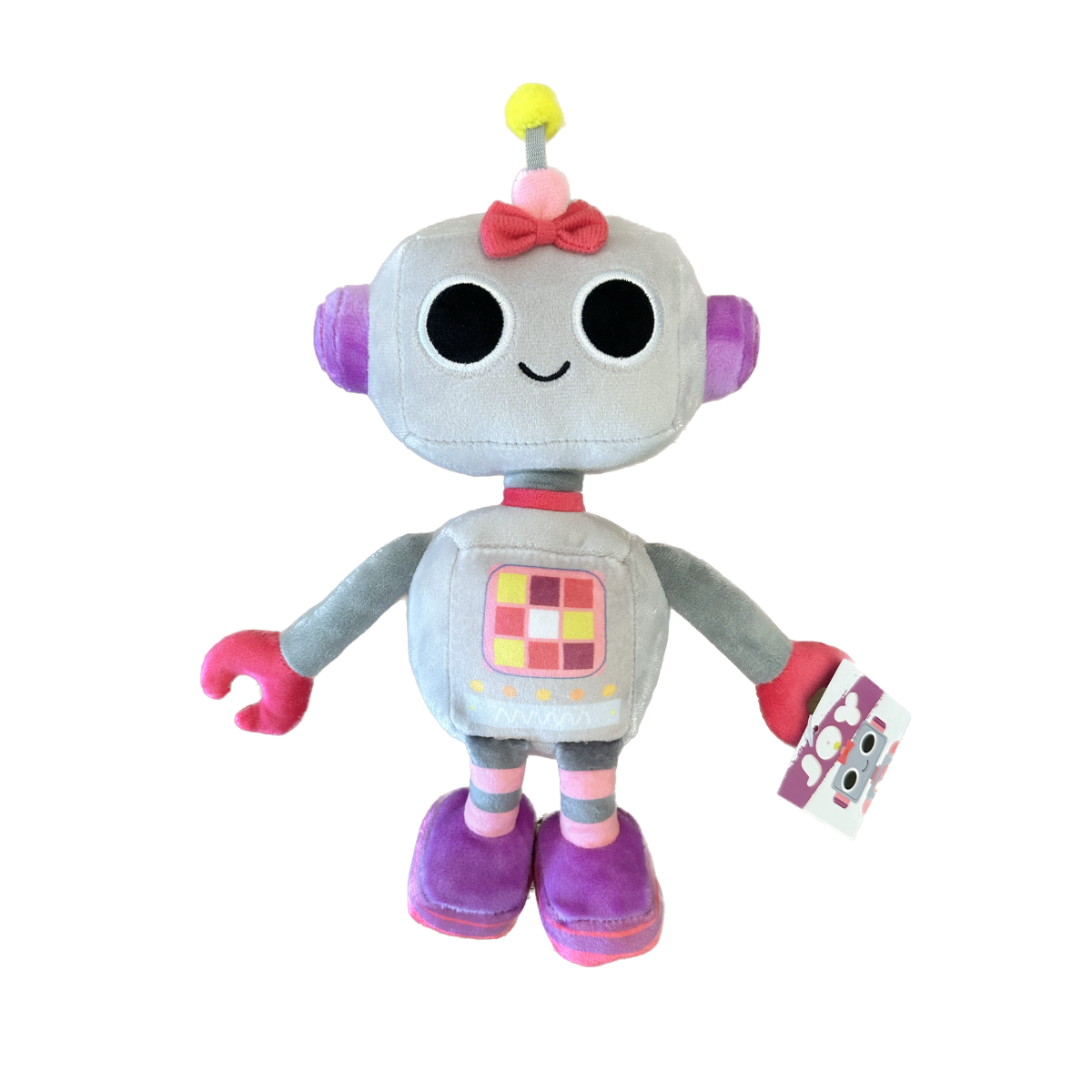 Listener Kids Joy The Robot Plush | Soft, Gray, Stuffed Toy